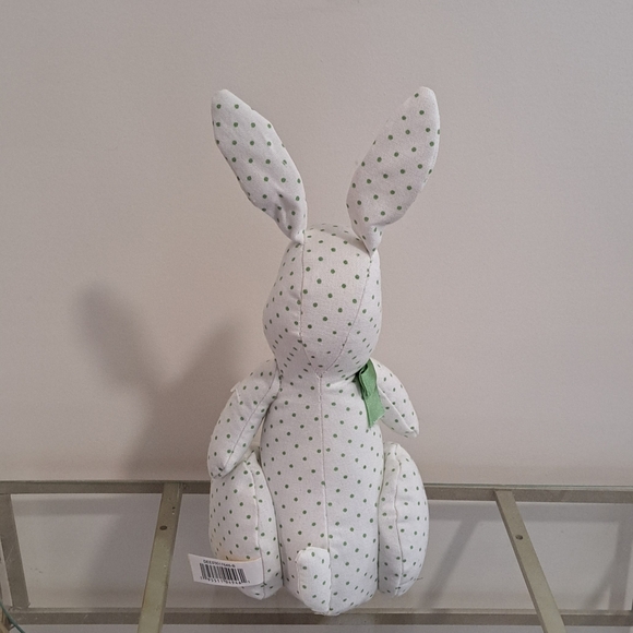 Set Of Two Fabric Cottagecore Shabby Chic Spring Easter Rabbits. - Picture 9 of 10